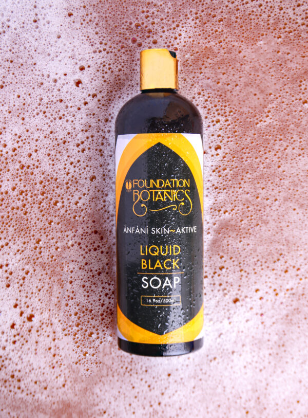 ÀNFÀNÍ SKIN~AKTIVE LIQUID BLACK SOAP - Image 2